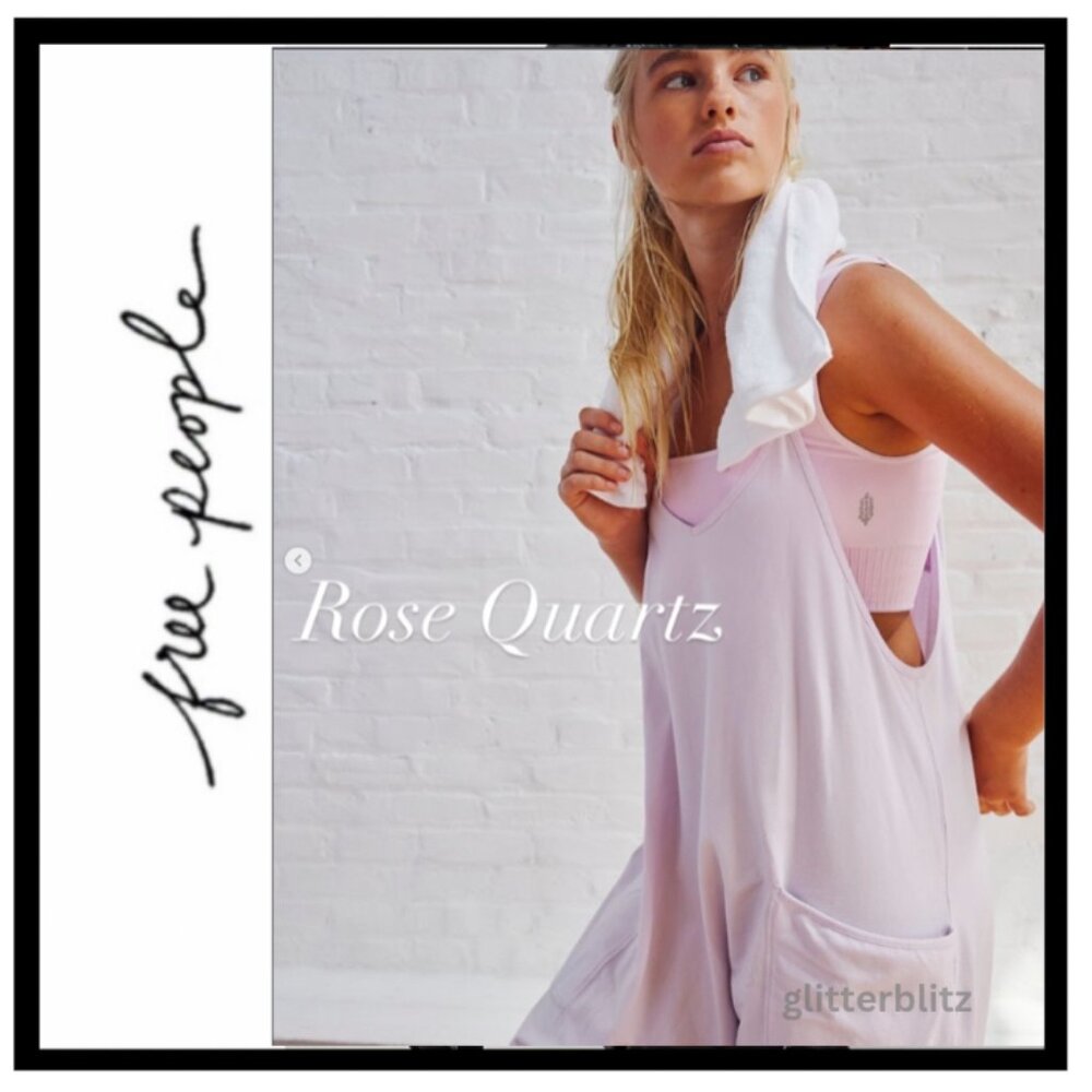 Free People Hot Shot Onesie 🌷 Rose Quartz
